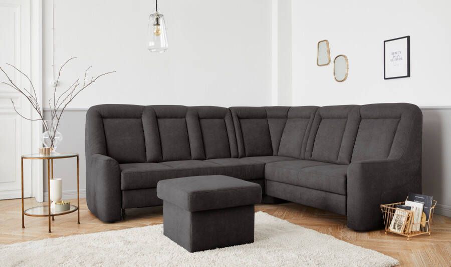 Sit&more Hoekbank Melissa L-vorm klassieke meubelcollectie slaapfunctie naar keuze en lade
