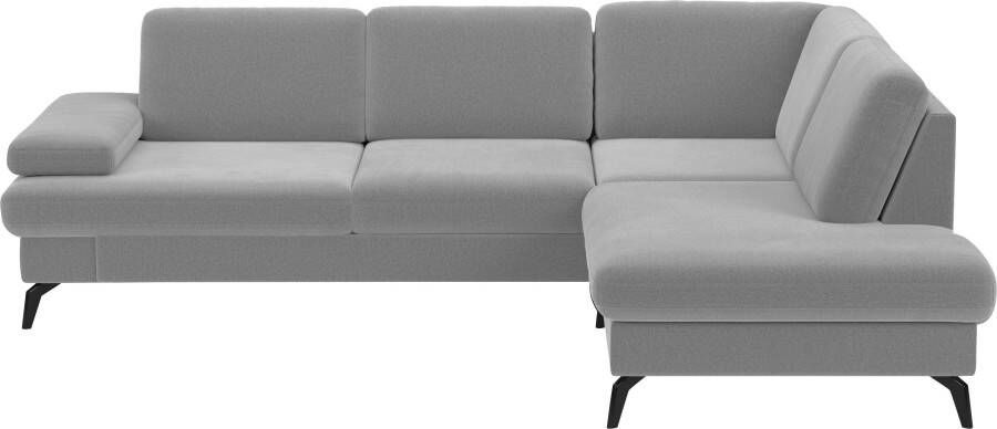 Sit&more Hoekbank Morris L-Form inkl. Sitztiefenverstellung optioneel met slaapfunctie en bedbox en verstelling armleuning - Foto 8