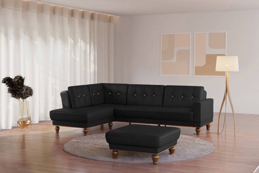 Sit&more Hoekbank Orient 5 V L-Form met strassteentjes naar keuze met slaapfunctie en bedkist - Foto 8