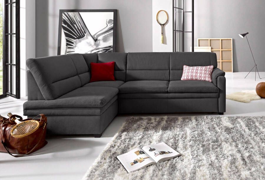 Sit&more Hoekbank Pisa L-vorm met binnenvering naar keuze met slaapfunctie - Foto 7
