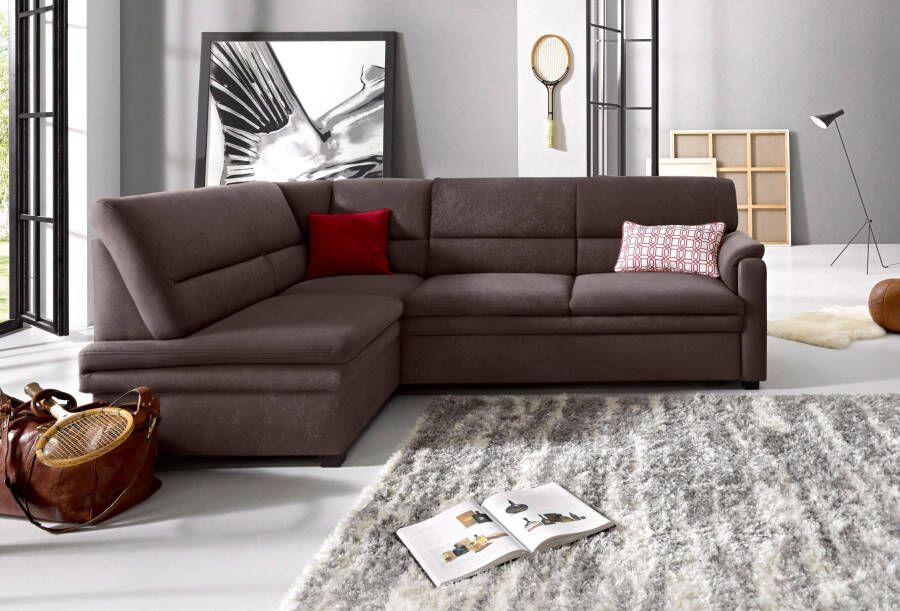Sit&more Hoekbank Pisa L-vorm met binnenvering naar keuze met slaapfunctie - Foto 6