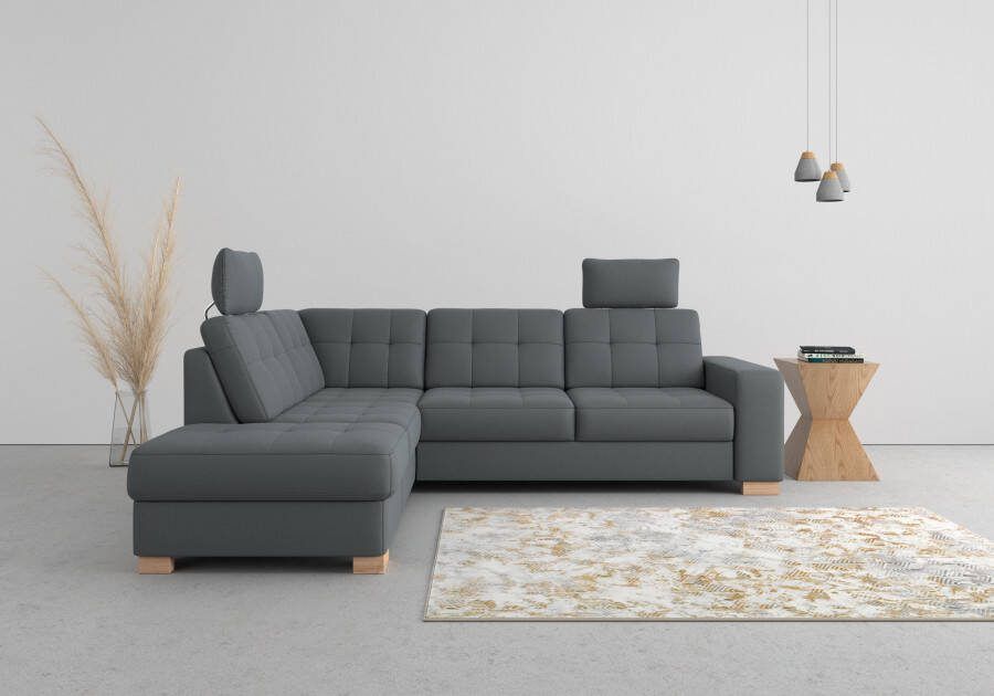Sit&more Hoekbank Quincy L-vorm naar keuze met slaapfunctie en bedkist - Foto 14