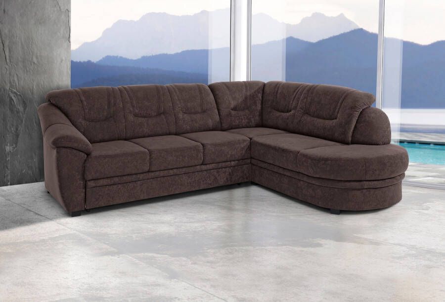 Sit&more Hoekbank Savoni L-vorm optioneel met slaapfunctie