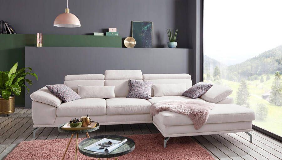 Sit&more Hoekbank Scorpio L-vorm inclusief zitdiepteverstelling naar keuze met verstelbaar hoofdeind - Foto 7