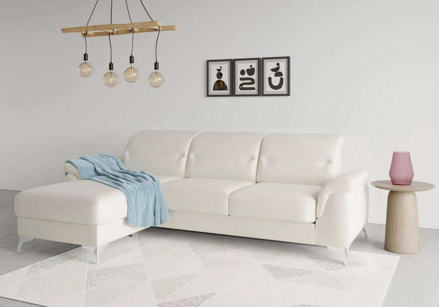 Sit&more Hoekbank Sinatra L-vorm met récamier optioneel met verstelbare hoofdsteun en armleuning - Foto 11