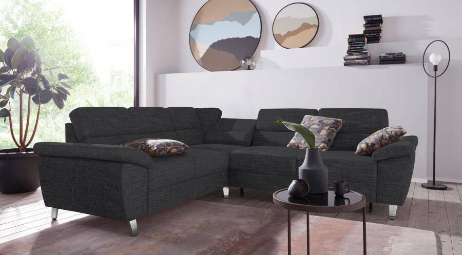 Sit&more Hoekbank Sorano L-Form naar keuze met slaap- en relaxfunctie met bedkist - Foto 6