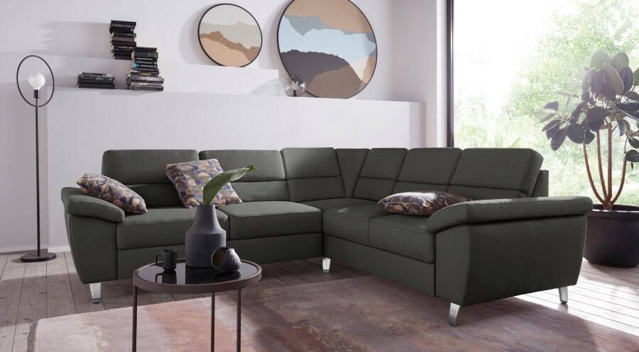 Sit&more Hoekbank Sorano L-Form naar keuze met slaap- en relaxfunctie met bedkist