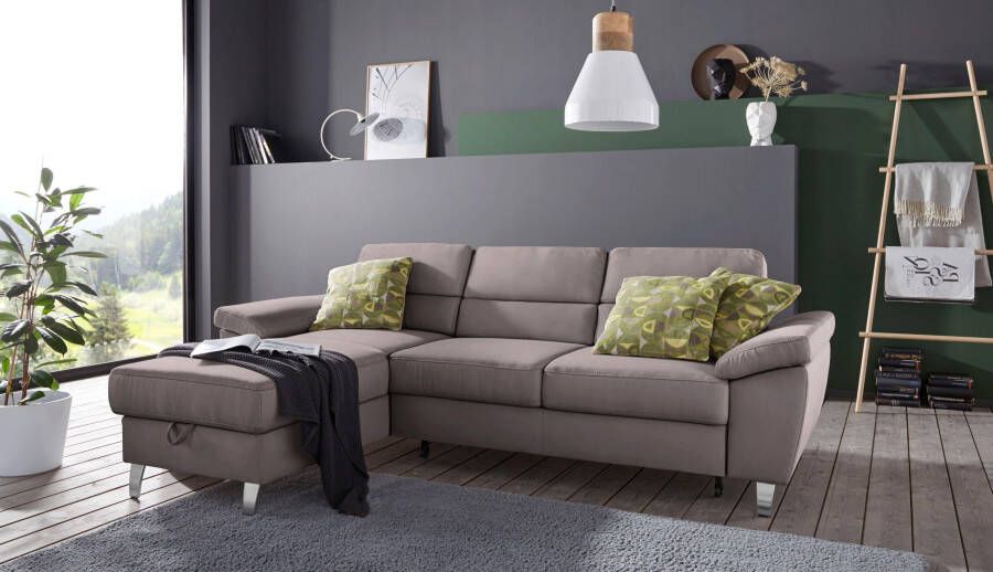 Sit&more Hoekbank Sorano L-vorm naar keuze met slaapfunctie en bedkist - Foto 1