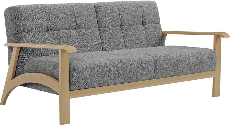 Sit&more 2 5-zitsbank Billund Armleuningen van natuurlijk beukenhout verschillende bekledingen en kleuren - Foto 4