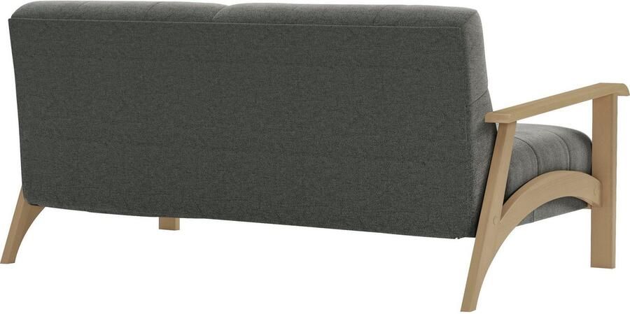Sit&more 2 5-zitsbank Billund Armleuningen van natuurlijk beukenhout verschillende bekledingen en kleuren - Foto 5