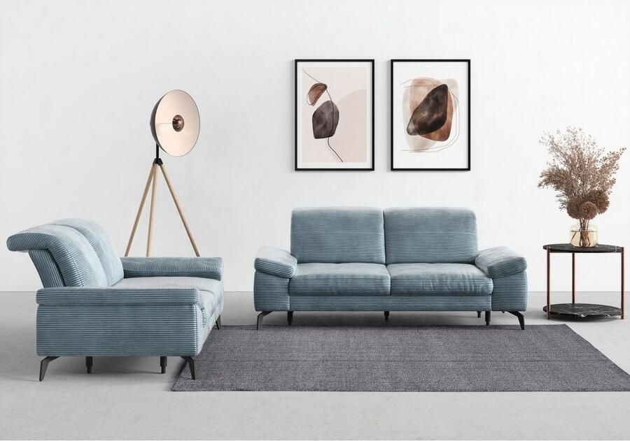 Sit&more 2 5-zitsbank Cabana Breedte 211 cm met of zonder zitdiepte en hoofdeinde - Foto 4