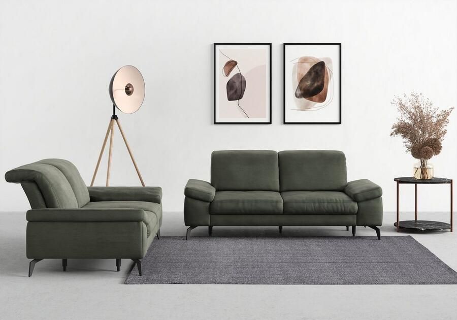 Sit&more 2-zitsbank Cabana Breedte 191 cm naar keuze met zitdiepte en hoofdeinde