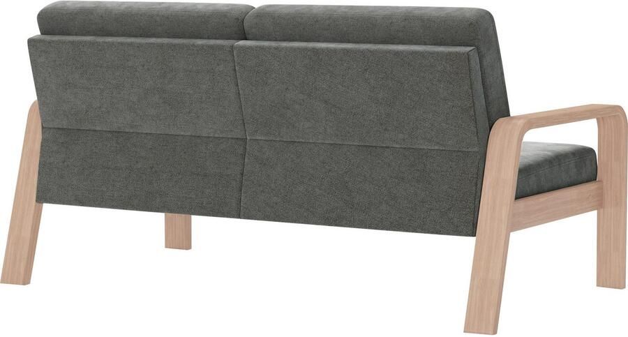 Sit&more 2 5-zitsbank Kolding Armleuningen van natuurlijk beukenhout verschillende bekledingen en kleuren - Foto 6