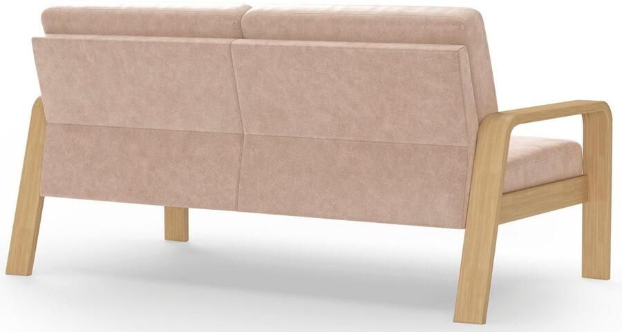 Sit&more 2 5-zitsbank Kolding Armleuningen van natuurlijk beukenhout verschillende bekledingen en kleuren - Foto 6