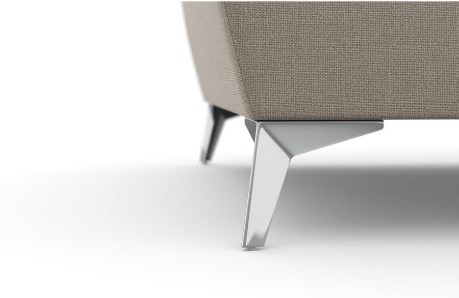 Sit&more 2 5-zitsbank Latigo met hoogwaardige metalen voetjes - Foto 5