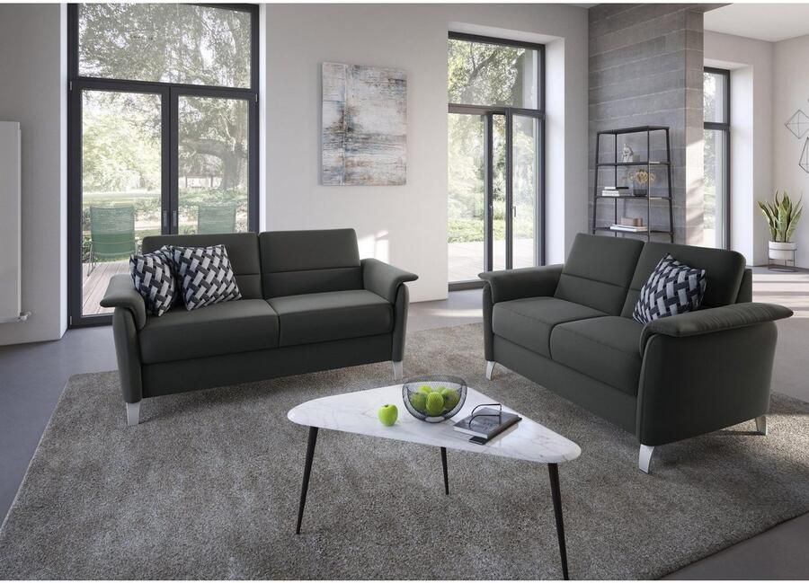 Sit&more 2-zitsbank Palmera Binnenveringsinterieur stekkersysteem voor 2 hoofdsteunen (optioneel) - Foto 5