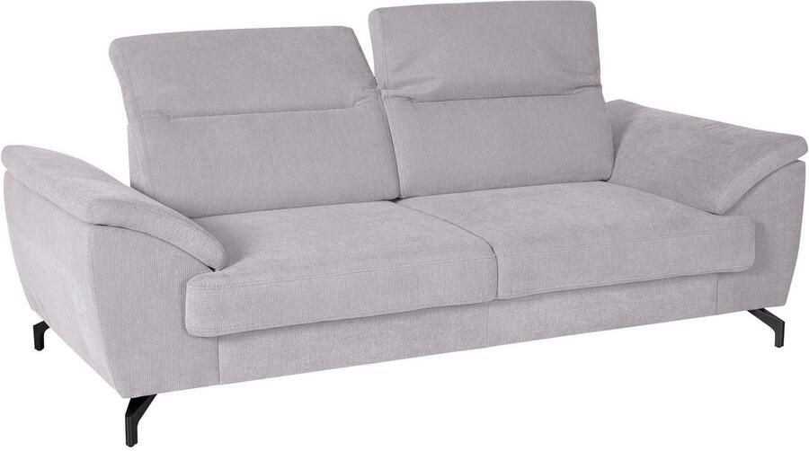 Sit&more 2 5-zitsbank Percy 12 cm poothoogte zitdiepteverstelling naar keuze verstelbare hoofdsteun - Foto 7