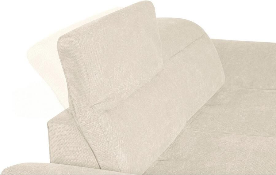 Sit&more 2 5-zitsbank Percy 12 cm poothoogte zitdiepteverstelling naar keuze verstelbare hoofdsteun - Foto 4