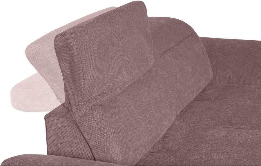 Sit&more 2 5-zitsbank Percy 15 cm poothoogte zitdiepteverstelling naar keuze verstelbare hoofdsteun - Foto 5