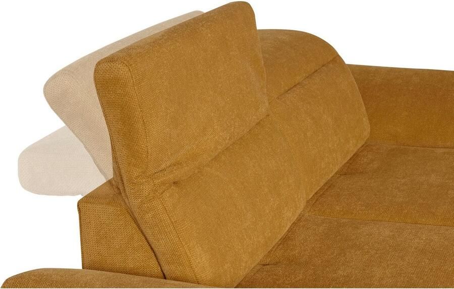 Sit&more 2 5-zitsbank Percy 15 cm poothoogte zitdiepteverstelling naar keuze verstelbare hoofdsteun - Foto 5
