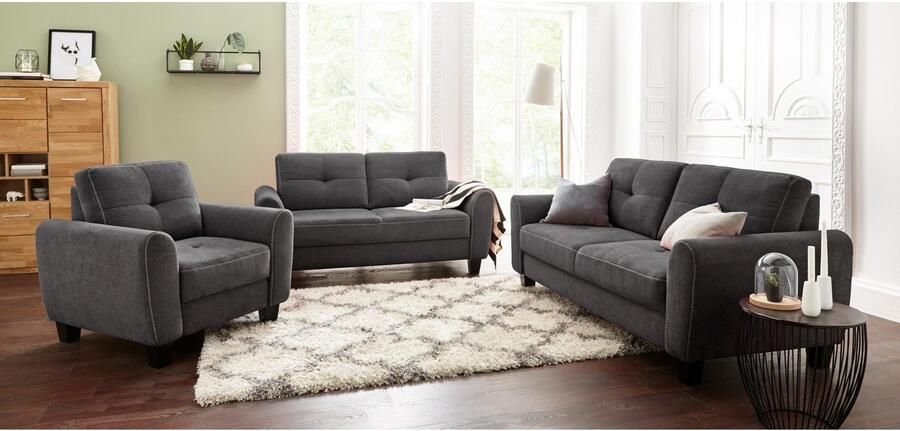 Sit&more 2 5-zitsbank Varese inclusief binnenvering - Foto 5