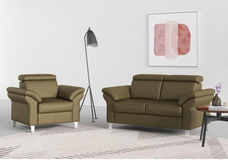 Sit&more 2-zitsbank Arngast met binnenvering en verstelbare hoofdsteun - Foto 4