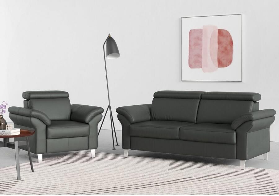 Sit&more 2-zitsbank Arngast met binnenvering en verstelbare hoofdsteun - Foto 4