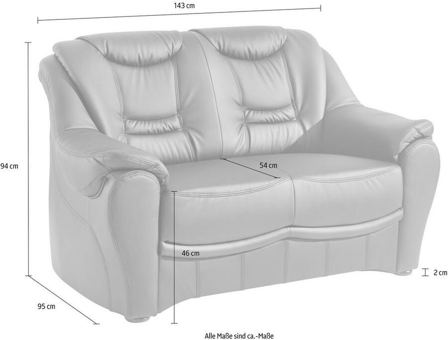 Sit&more 2-zitsbank Benson - Foto 3