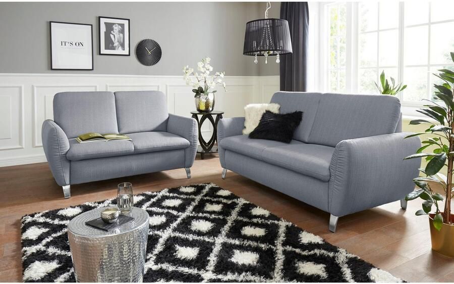 Sit&more 2-zitsbank Daytona met binnenvering en een hoofdsteun - Foto 5