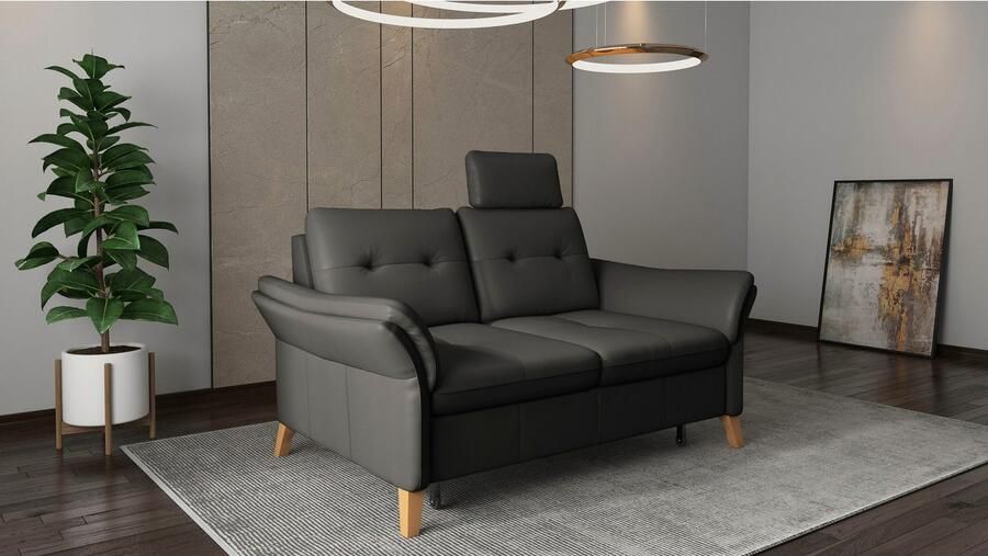 Sit&more 2-zitsbank Göteborg inclusief zitdiepteverstelling en binnenvering - Foto 4