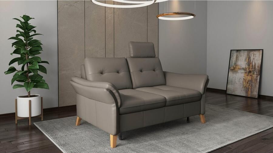 Sit&more 3-zitsbank Göteborg inclusief zitdiepteverstelling en binnenvering - Foto 4