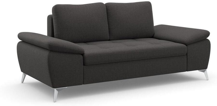 Sit&more 2-zitsbank Latigo met hoogwaardige metalen voetjes - Foto 7