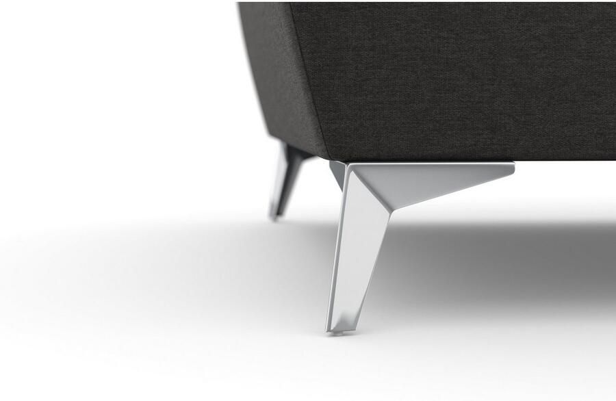 Sit&more 2-zitsbank Latigo met hoogwaardige metalen voetjes - Foto 5