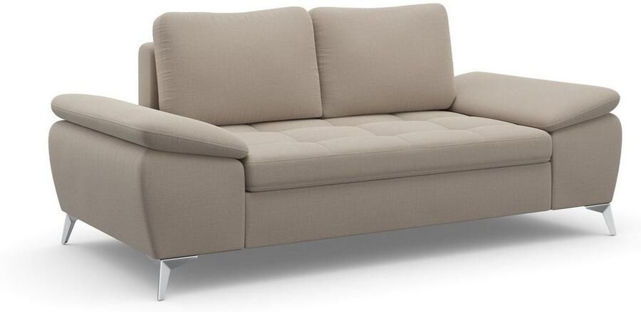 Sit&more 2-zitsbank Latigo met hoogwaardige metalen voetjes - Foto 7