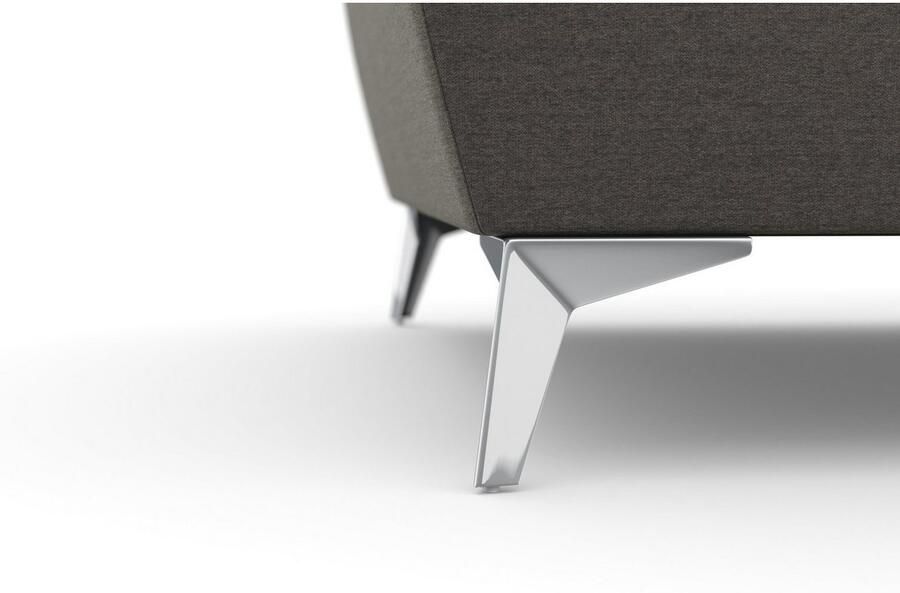 Sit&more 2-zitsbank Latigo met hoogwaardige metalen voetjes - Foto 5