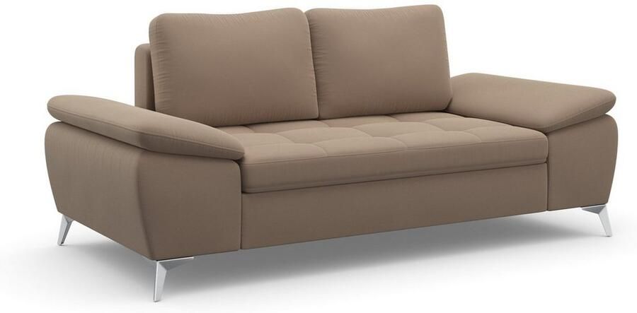 Sit&more 2-zitsbank Latigo met hoogwaardige metalen voetjes - Foto 7