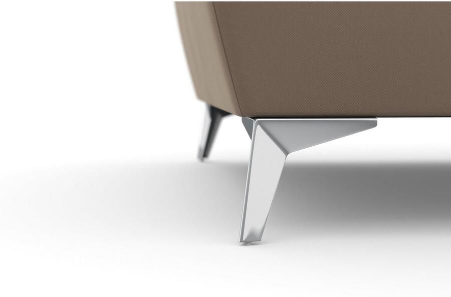 Sit&more 2-zitsbank Latigo met hoogwaardige metalen voetjes - Foto 5