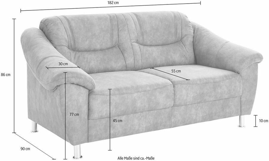 Sit&more 2-zitsbank Salsa met binnenvering - Foto 2