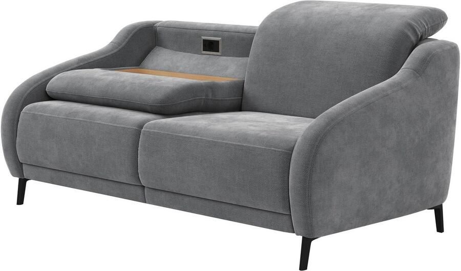 Sit&more 3-zitsbank Blues naar keuze met klaptafel en usb - Foto 8