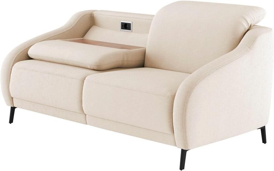 Sit&more 3-zitsbank Blues naar keuze met klaptafel en usb - Foto 8