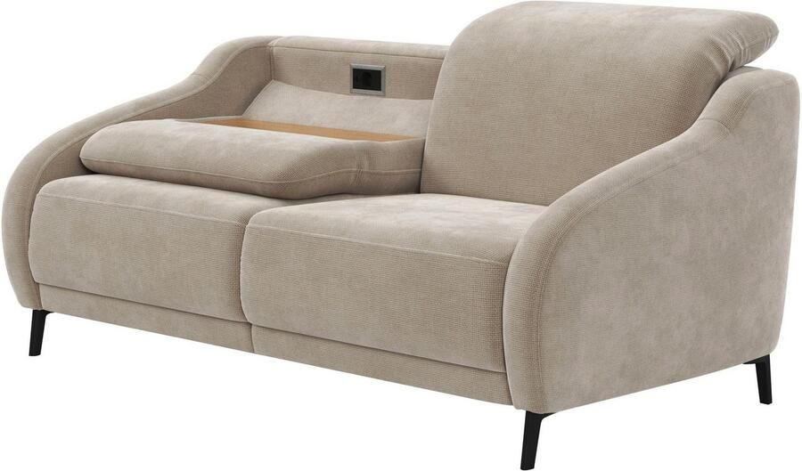 Sit&more 3-zitsbank Blues naar keuze met klaptafel en usb - Foto 9