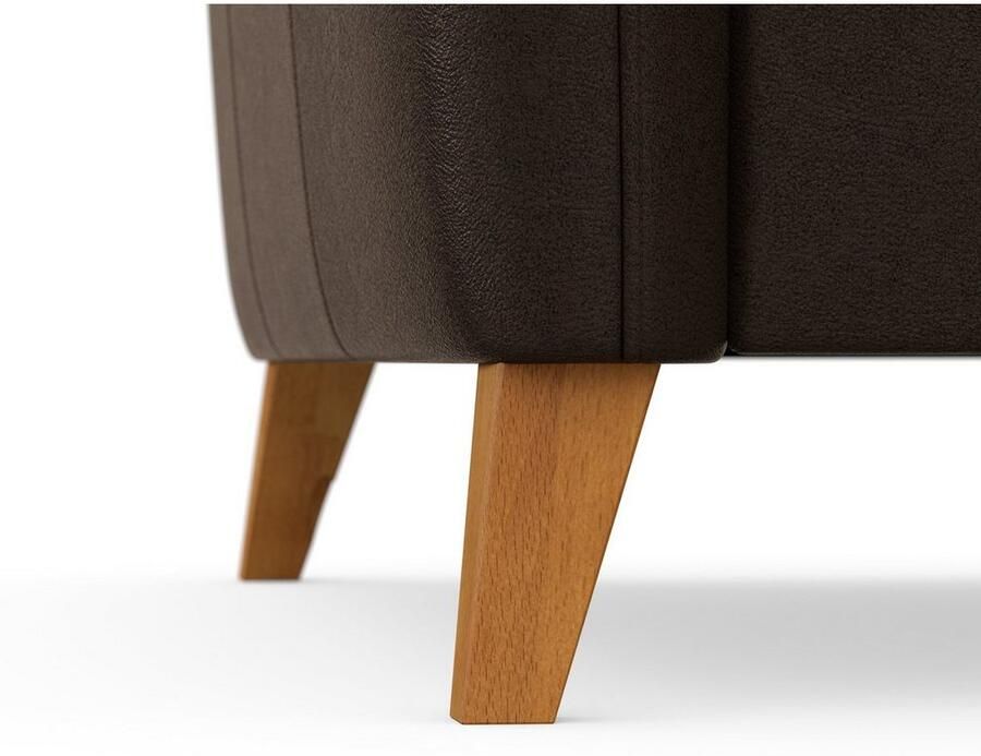 Sit&more 3-zitsbank Göteborg inclusief zitdiepteverstelling en binnenvering - Foto 3