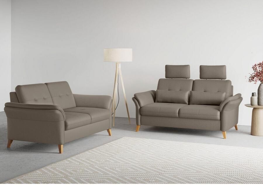 Sit&more 3-zitsbank Göteborg inclusief zitdiepteverstelling en binnenvering - Foto 4