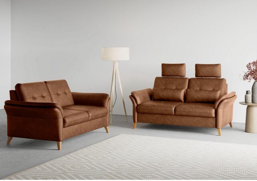 Sit&more 2-zitsbank Göteborg inclusief zitdiepteverstelling en binnenvering - Foto 4