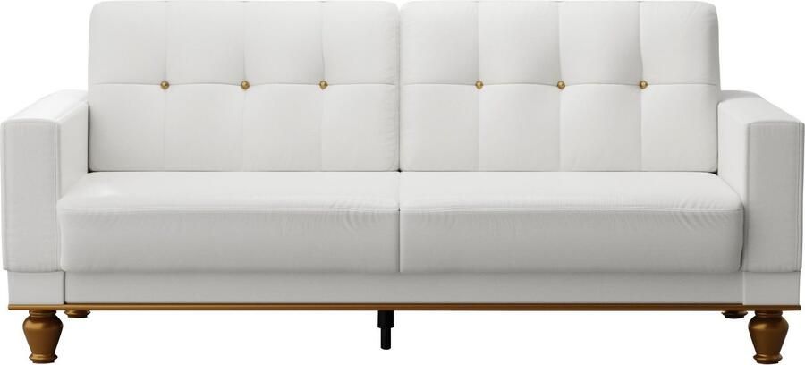 Sit&more 3-zitsbank Orient 5 met strassteentjes naar keuze met slaapfunctie en bedkist - Foto 9