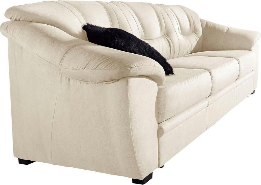 Sit&more 3-zitsbank Safira inclusief comfortabele binnenvering naar keuze met slaapfunctie - Foto 3