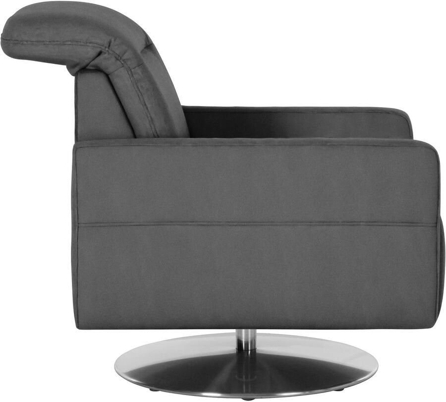 Sit&more Draaibare fauteuil GIZEH met verstelbare hoofdsteun met binnenvering - Foto 3