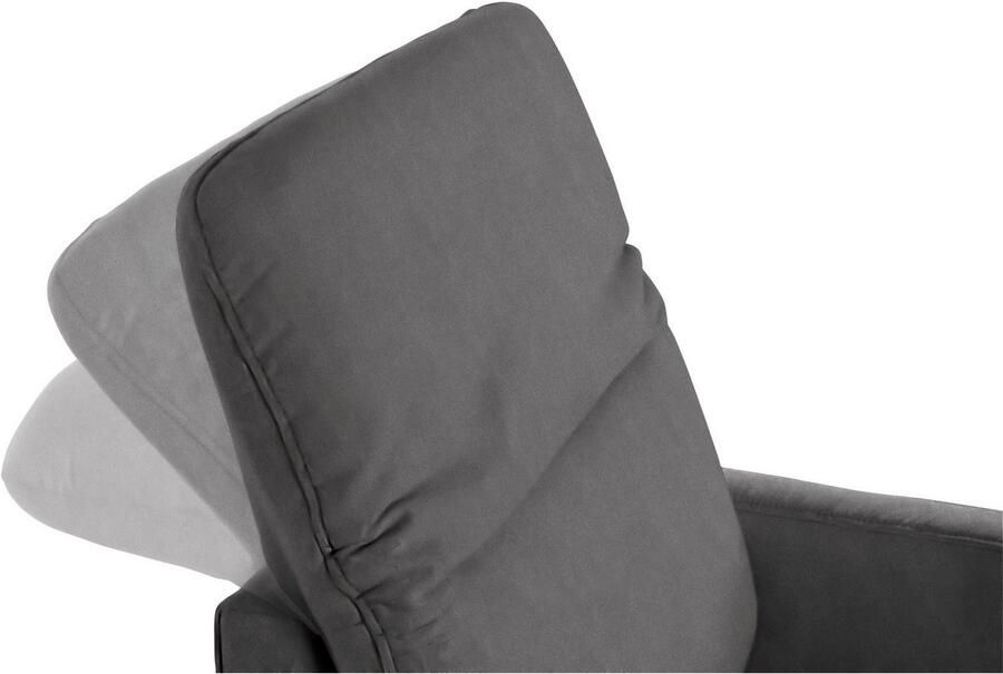 Sit&more Draaibare fauteuil GIZEH met verstelbare hoofdsteun met binnenvering - Foto 9