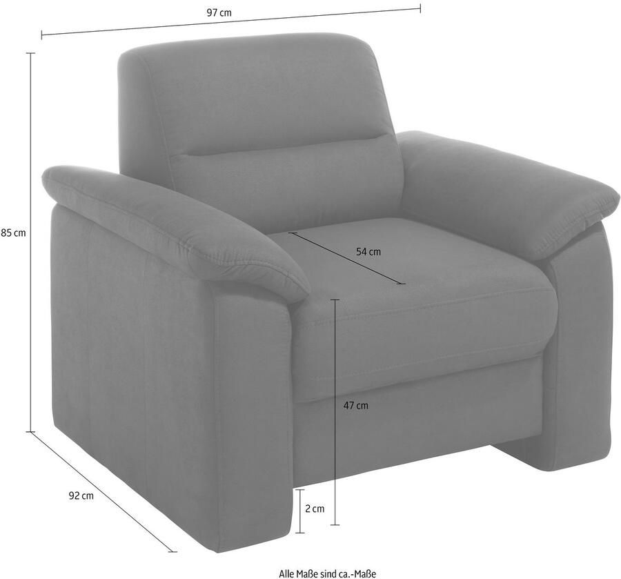 Sit&more Fauteuil Ascara inclusief een comfortabele veerkern - Foto 3