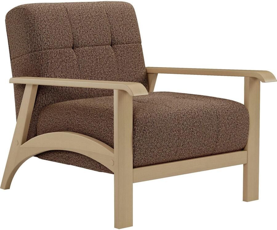 Sit&more Fauteuil Billund Armleuningen van natuurlijk beukenhout verschillende bekledingen en kleuren - Foto 4